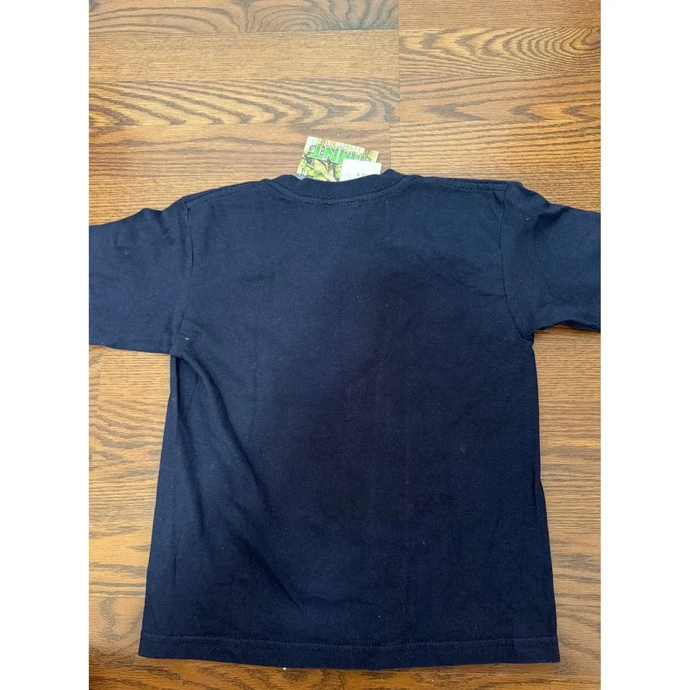 Y2K TMNT 2007 Movie Shirt Kids Navy Blue Glow In The Dark Ninja Turtles New NWT
